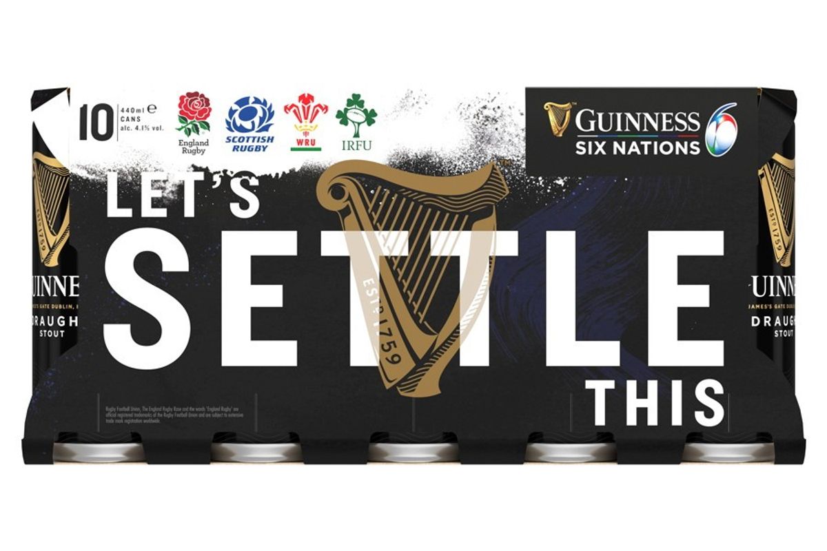 Guinness launches limited edition packs for Six Nations tournament