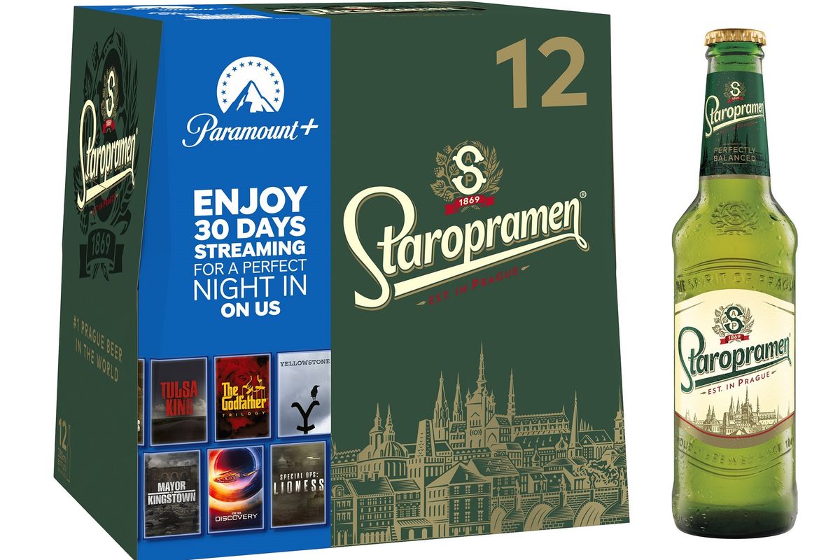 Staropramen partners with Paramount+ to offer free 30-day subscription