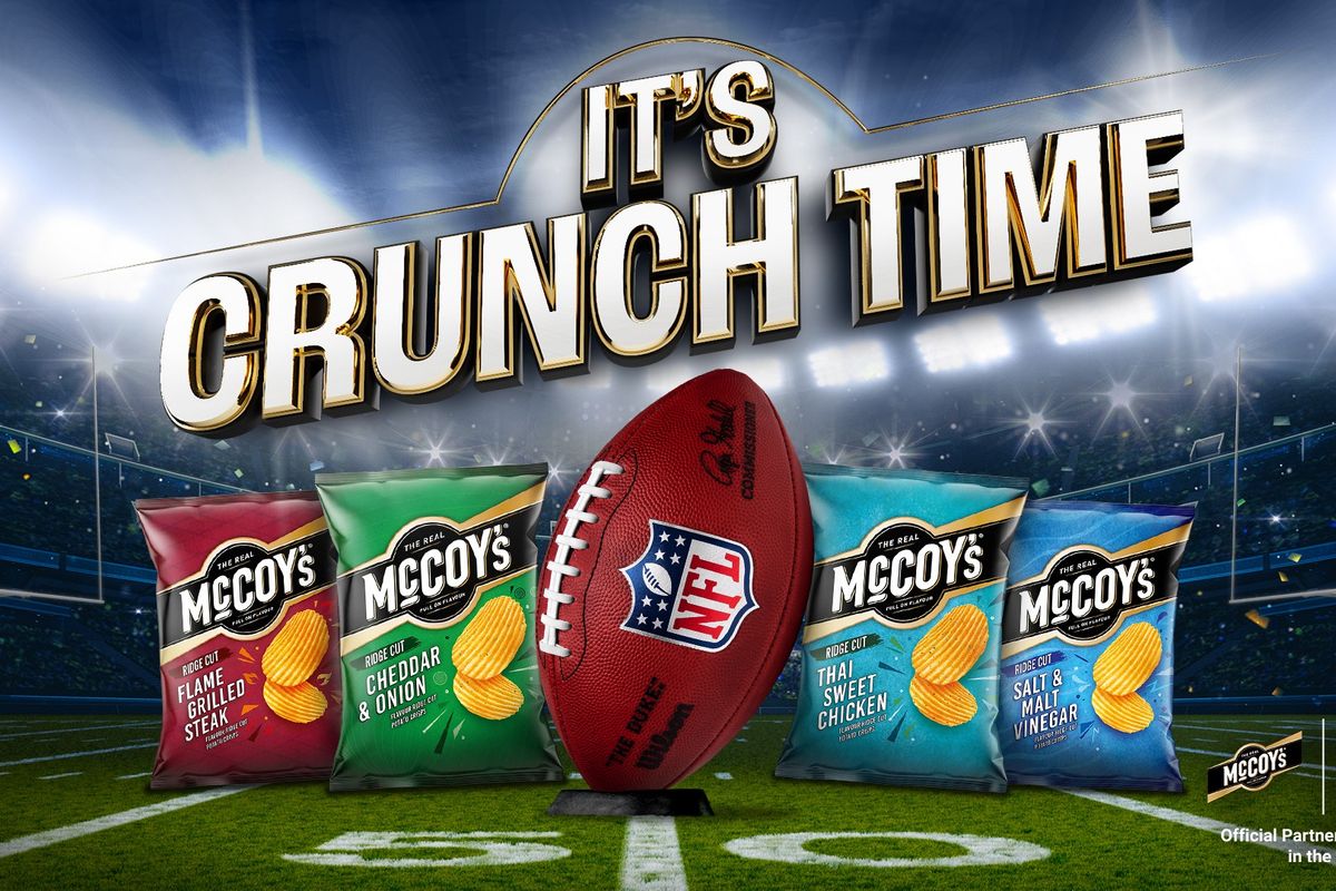 KP Snacks 3-year McCoy’s partnership with NFL UK & Ireland