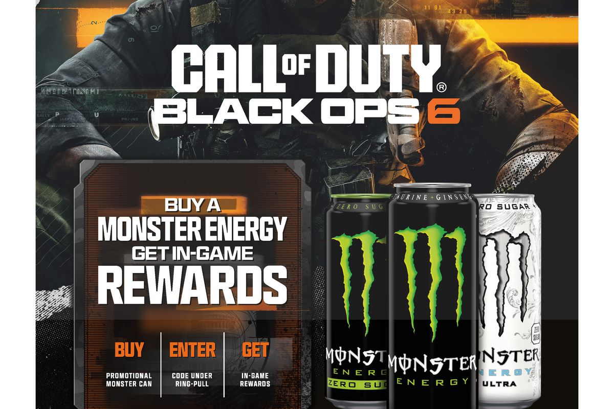 Monster Energy new Call Of Duty on-pack promo