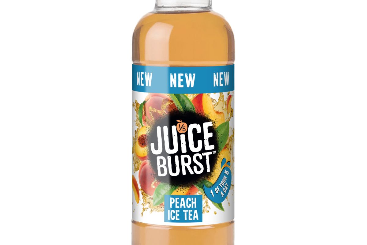 Purity Soft Drinks expands Juice Burst Peach Ice Tea range