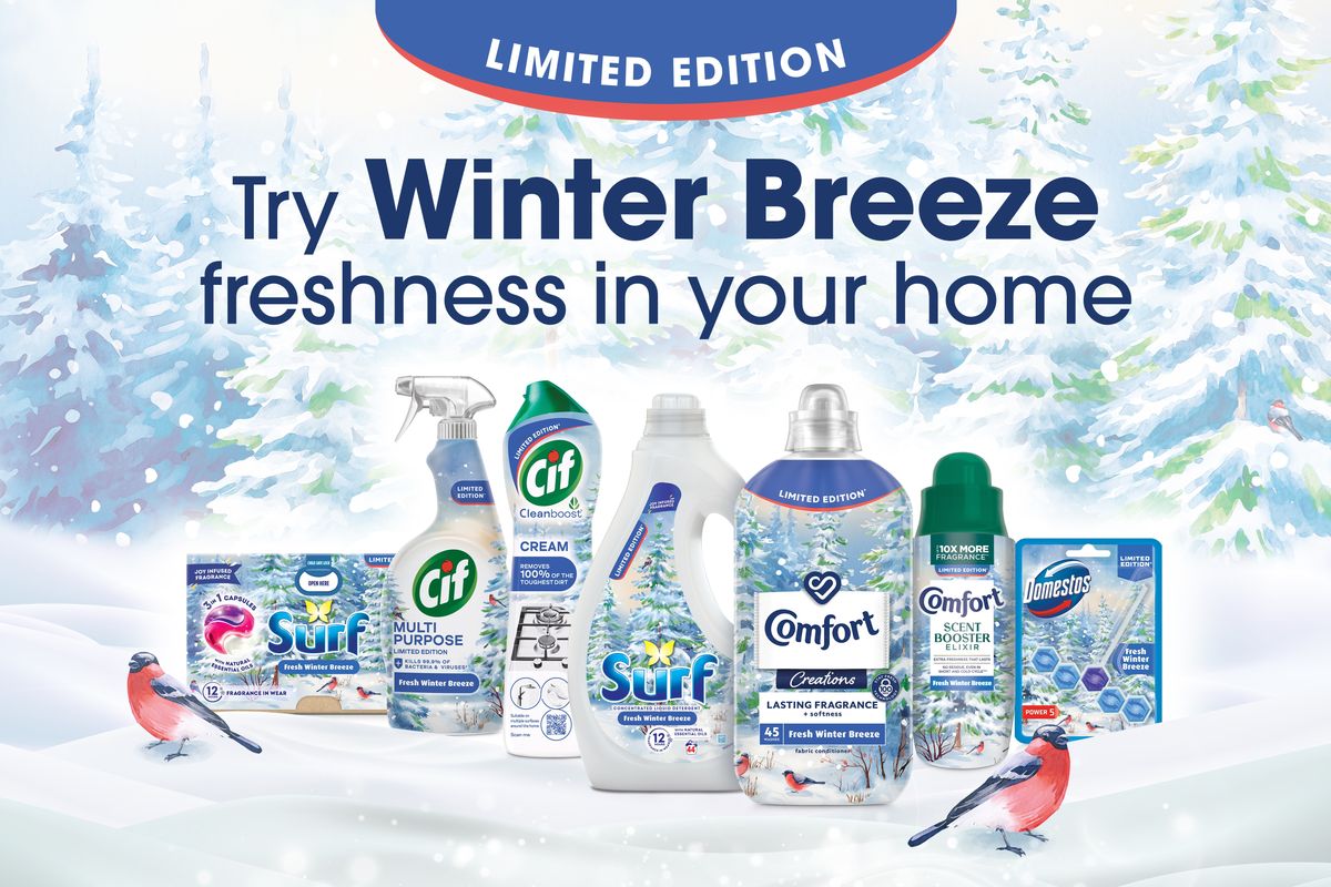 Unilever launches limited edition winter home care range