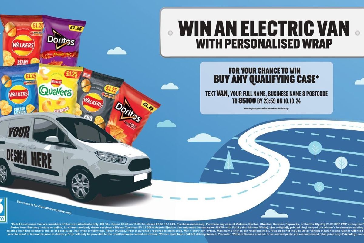 Walkers, Bestway bring back retailer Win A Van competition – with a twist