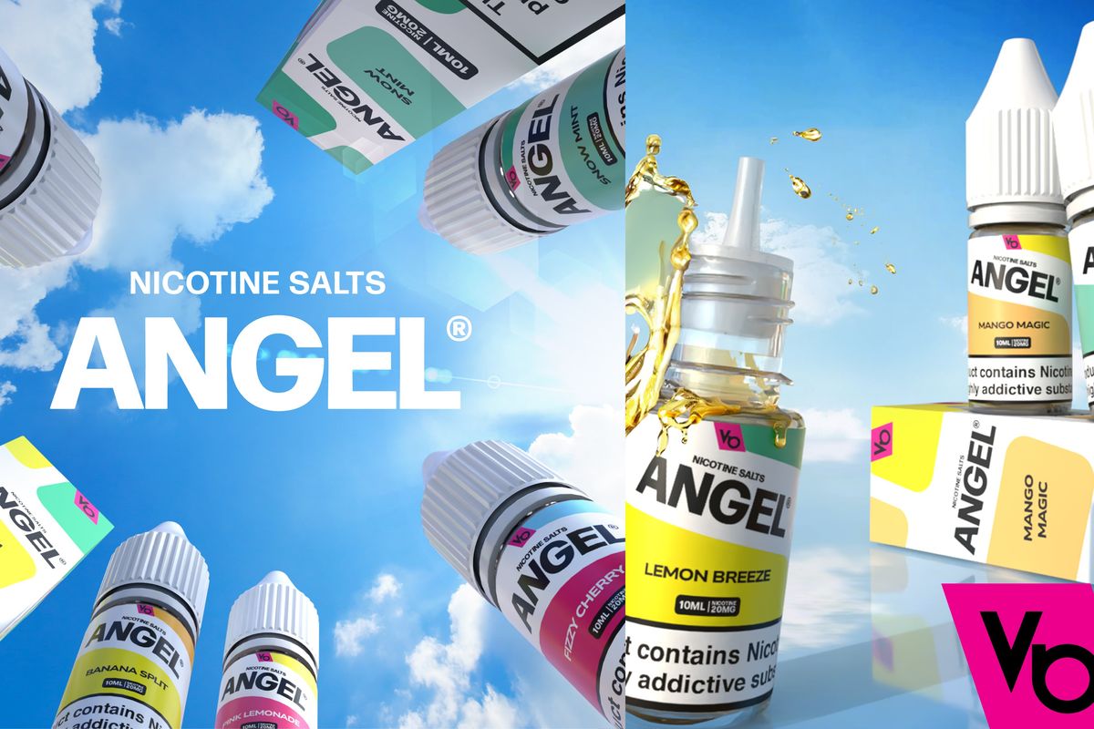 Vapes Bars unveils nicotine salt range Angel Salts