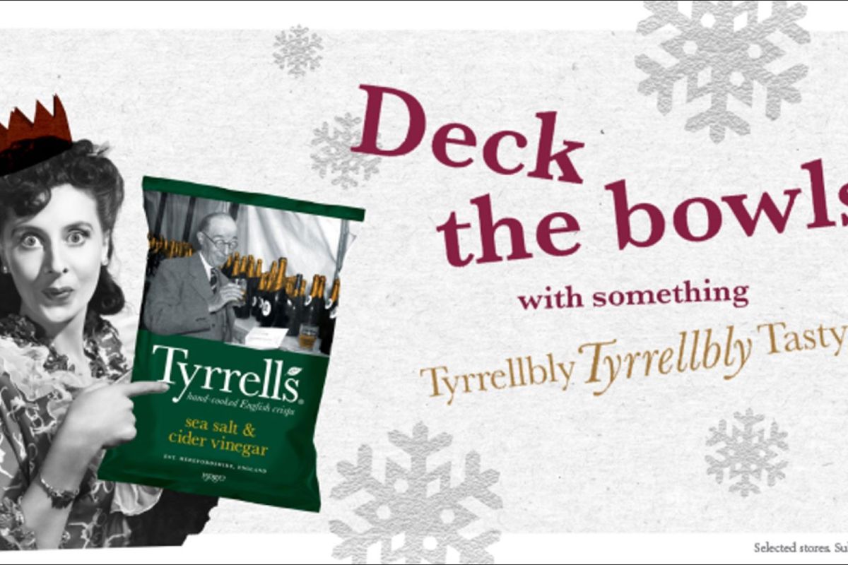 KP Snacks launches festive campaign for Tyrrellbly Tasty crisps