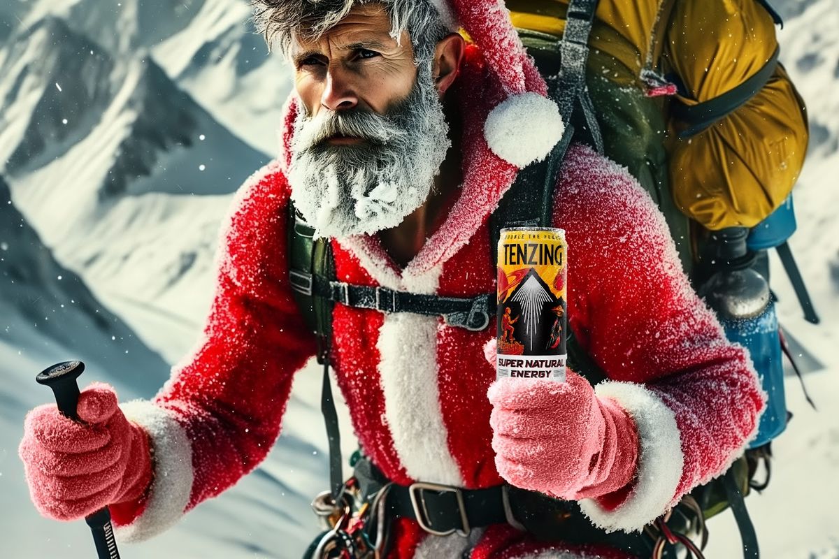 TENZING searches for "original Santa" in new Xmas ad
