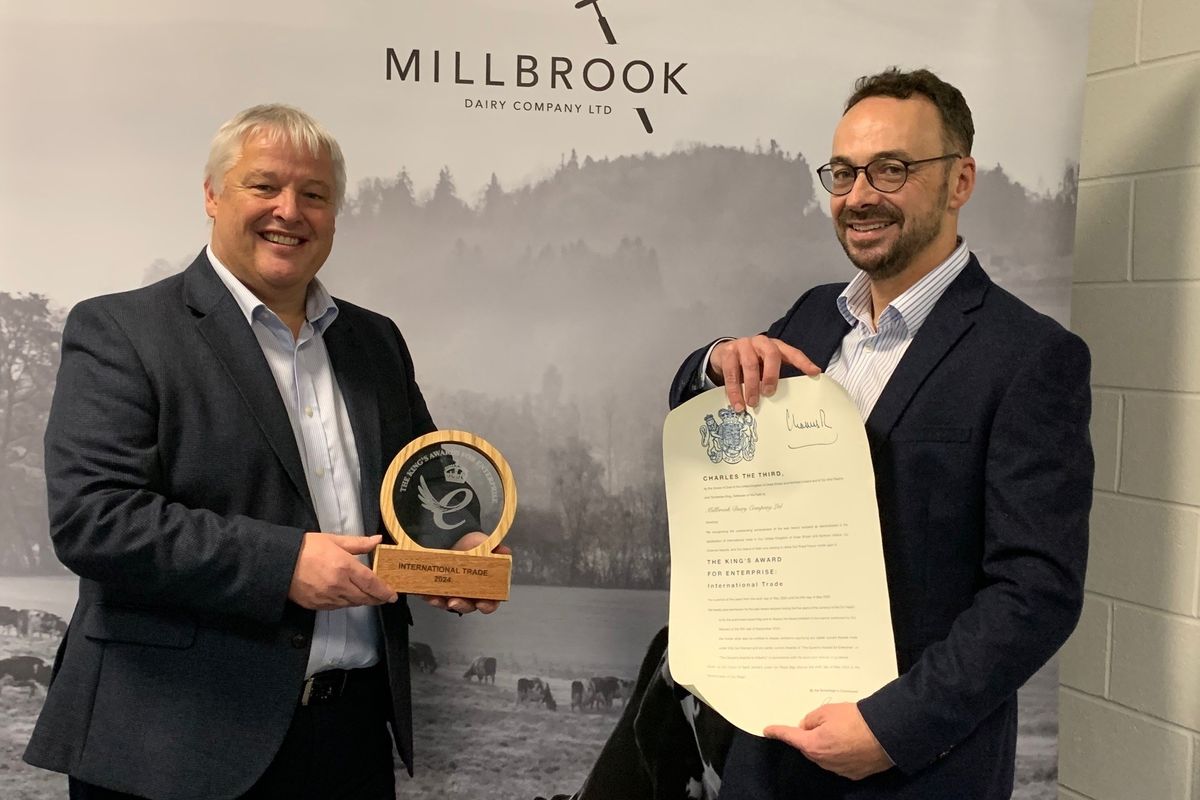 Millbrook Dairy gets prestigious King’s Awards