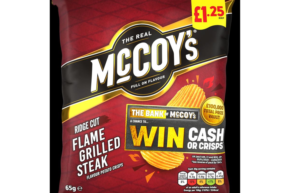 KP Snacks launches Bank of McCoy’s prize promo