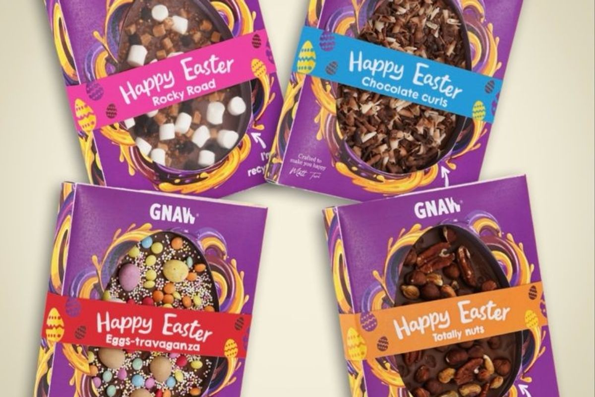 Gnaw announces four reassuringly chunky, flat Easter eggs