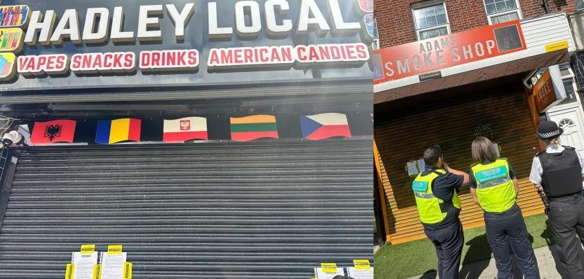 Three stores shut down in Barnet over illicit cigarettes