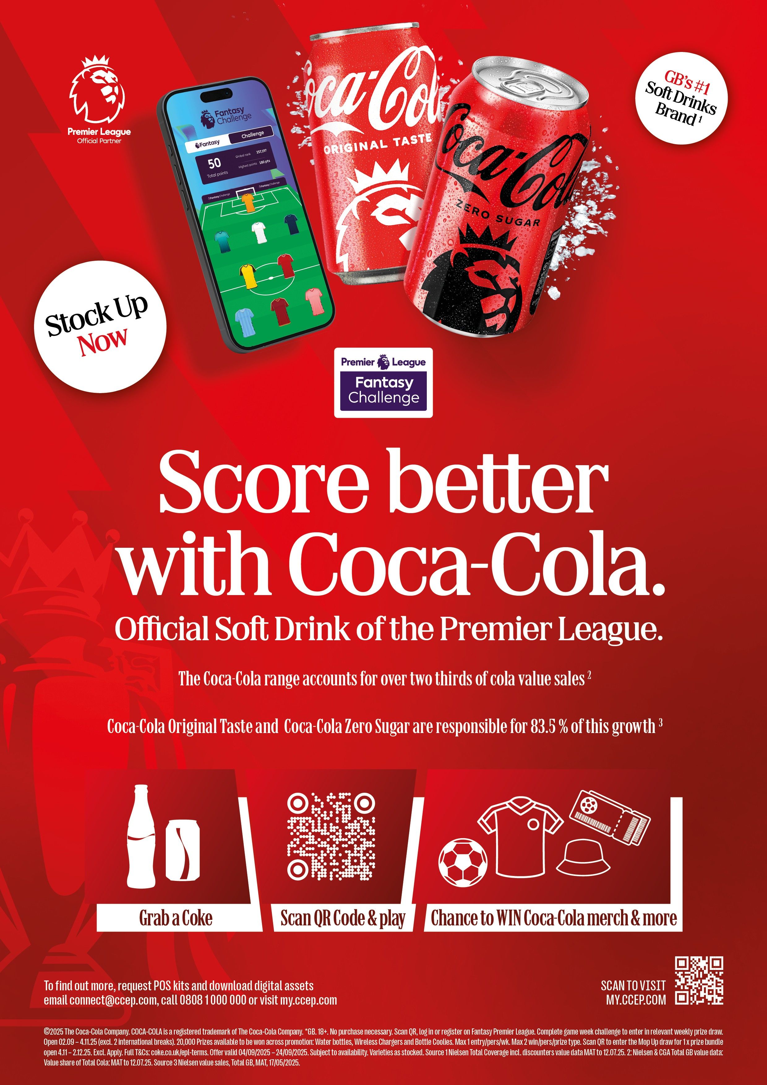 Coca-Cola launches Fantasy Premier League challenge on-pack promo