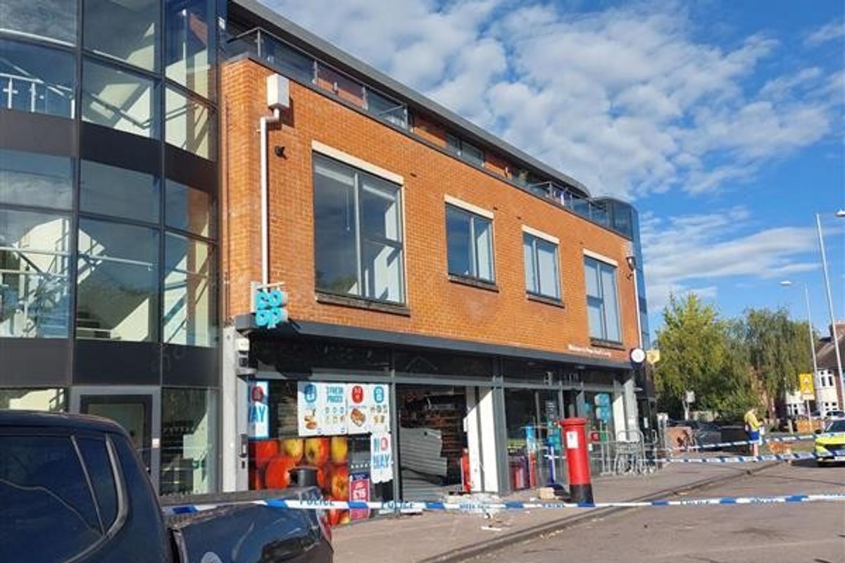 Cash machine ripped apart from Cambridge Co-op convenience store