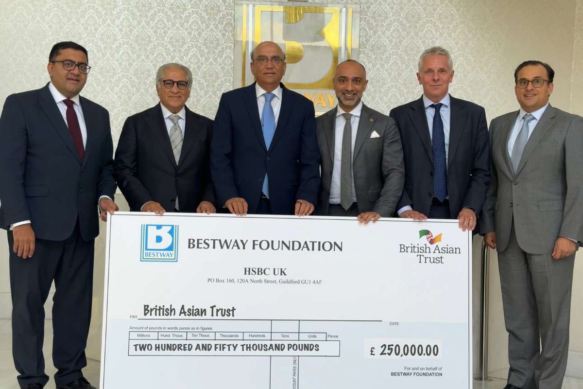 Bestway Foundation strengthens global impact with £250,000 donation to the British Asian Trust