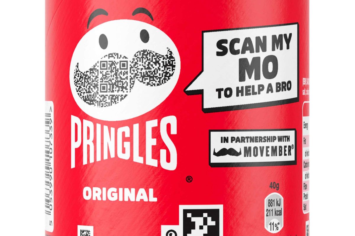 Pringles Movember tubes to raise men’s mental wellbeing awareness