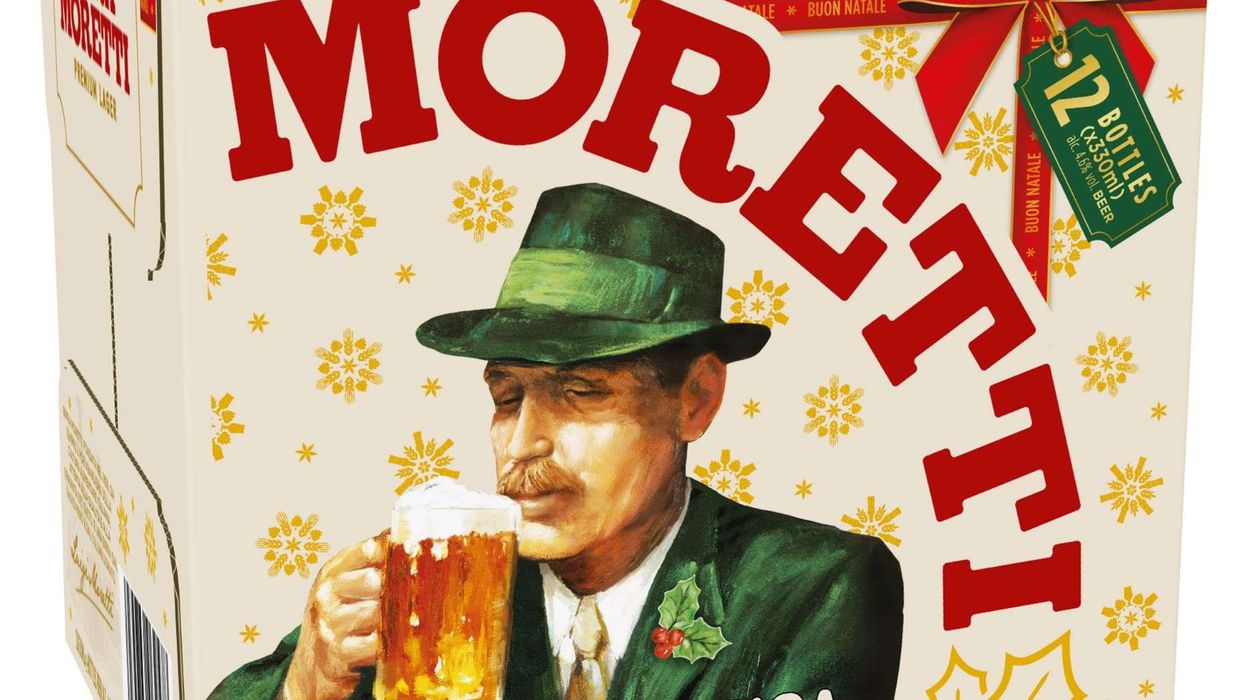 Birra Moretti packaging refresh and £2.4m festive campaign