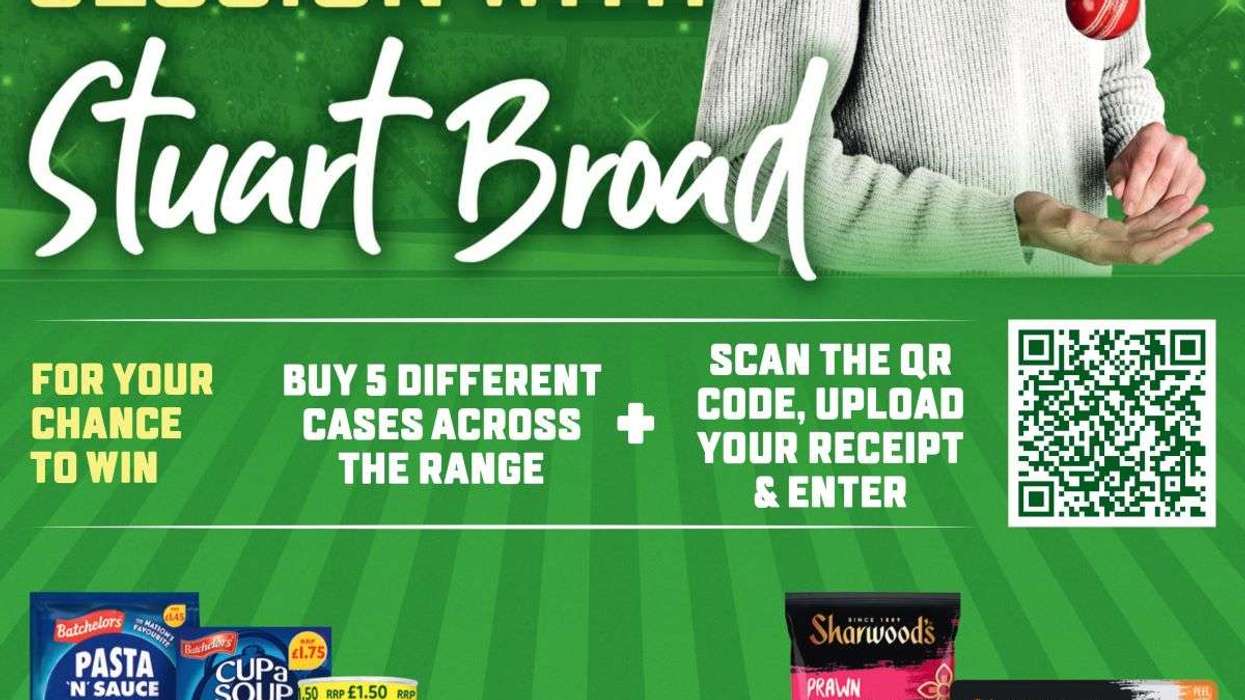 Sharwood’s, Bisto, Batchelors offer chance to train with Stuart Broad