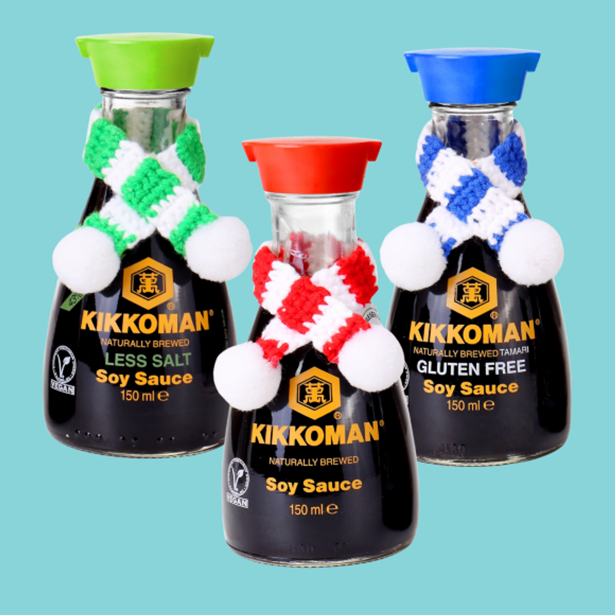 Kikkoman trio gets a winter look