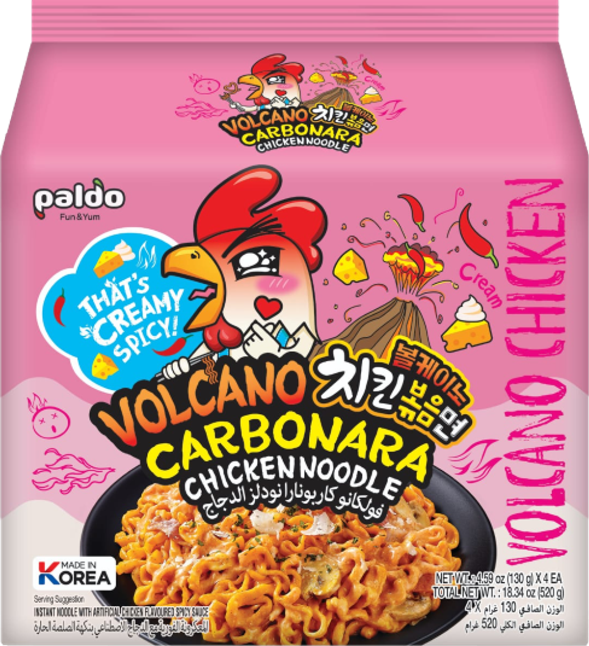 Paldo turns up the heat with Carbonara