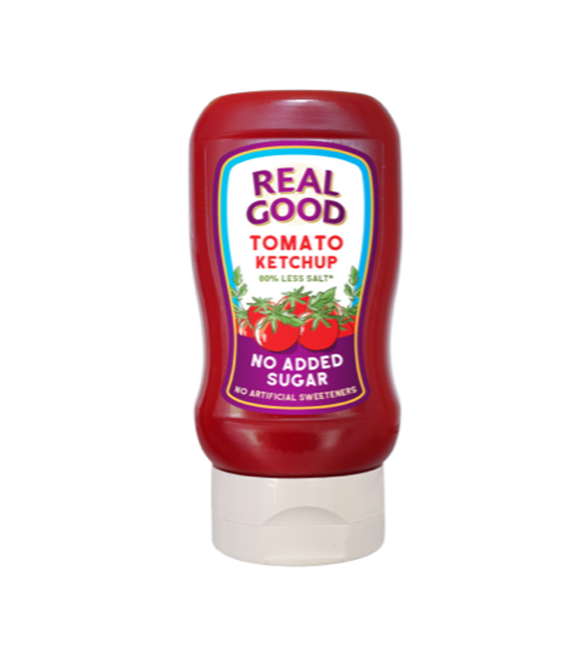 Real Good Ketchup lowers salt to 80% less
