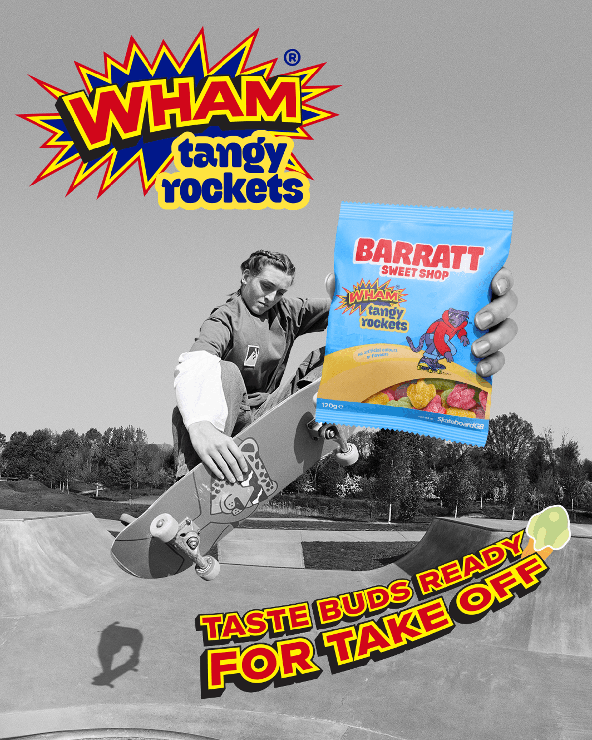 BARRATT Sweet Shop launches multi-media campaign for WHAM Tangy Rockets