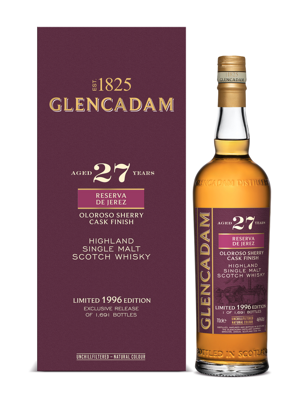 Glencadam Distillery adds 27-year-old single malt to cask finish range