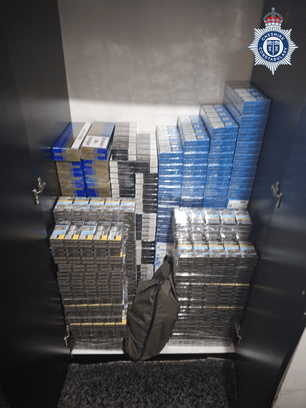 Over 200,000 illegal cigarettes seized from four shops in Northwich area