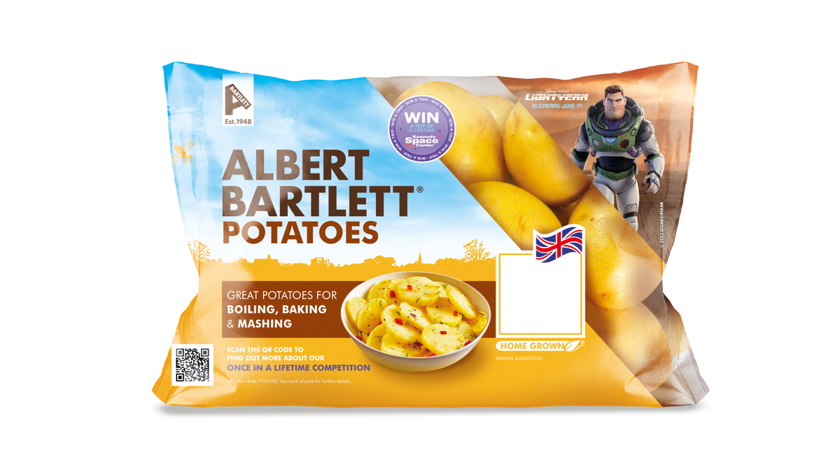 Albert Bartlett celebrates 'Lightyear' coming to cinemas with an exciting on-pack promotion
