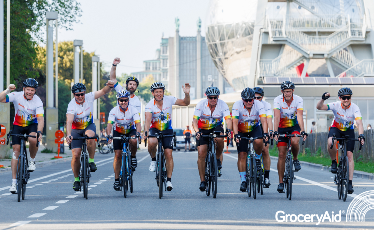 Cyclists raise more than £416,000 for GroceryAid