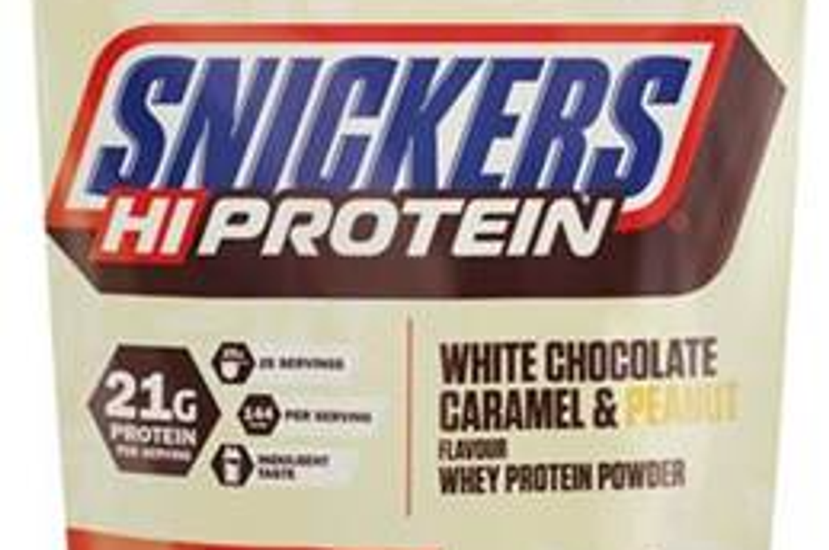 New Snickers white protein bar & powder
