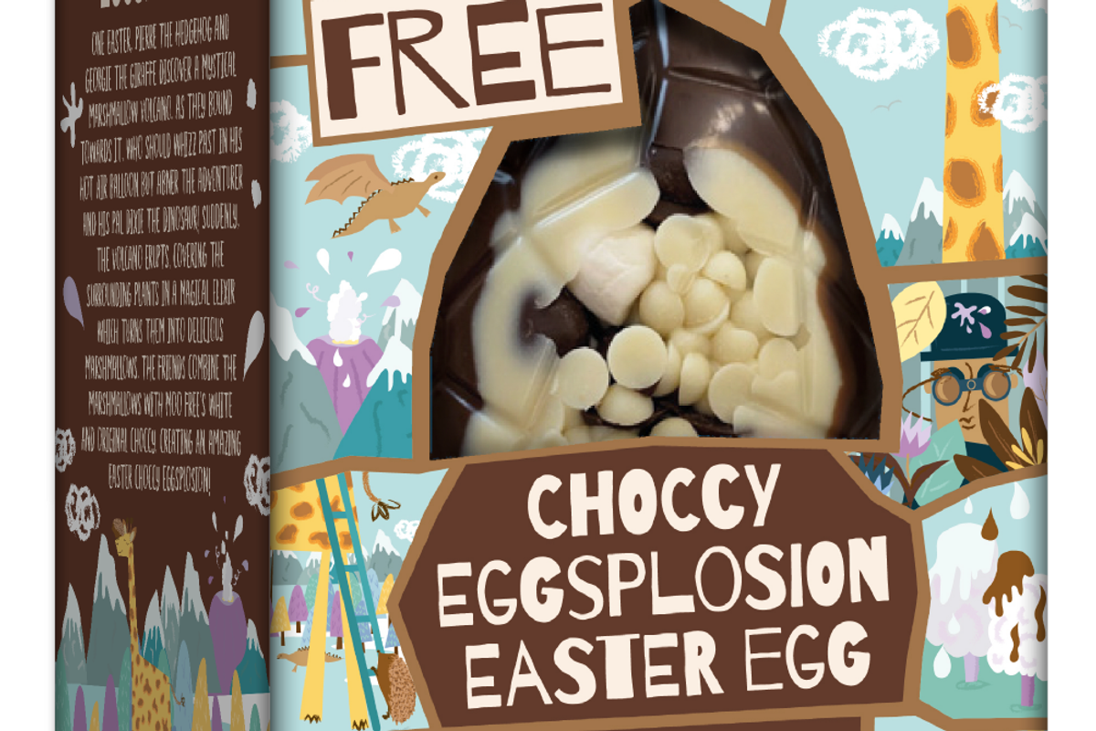 Moo Free extends best-selling Easter range with Choccy Eggsplosion