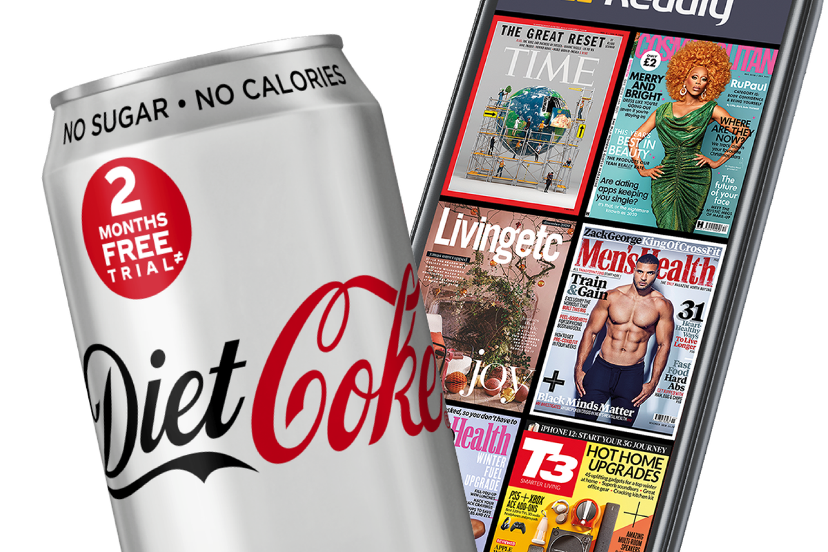 Diet Coke teams up with Readly for on-pack promotion