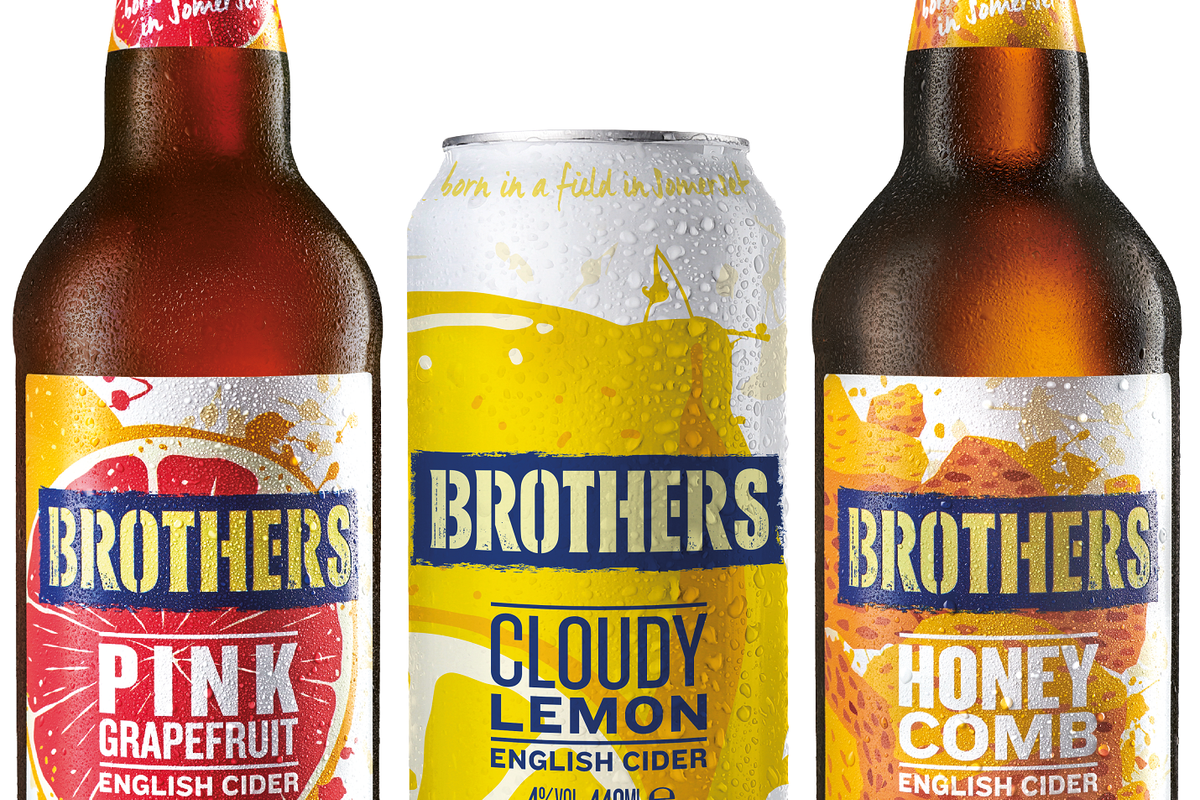 Brothers Cider launches two new flavours and brings back Cloudy Lemon