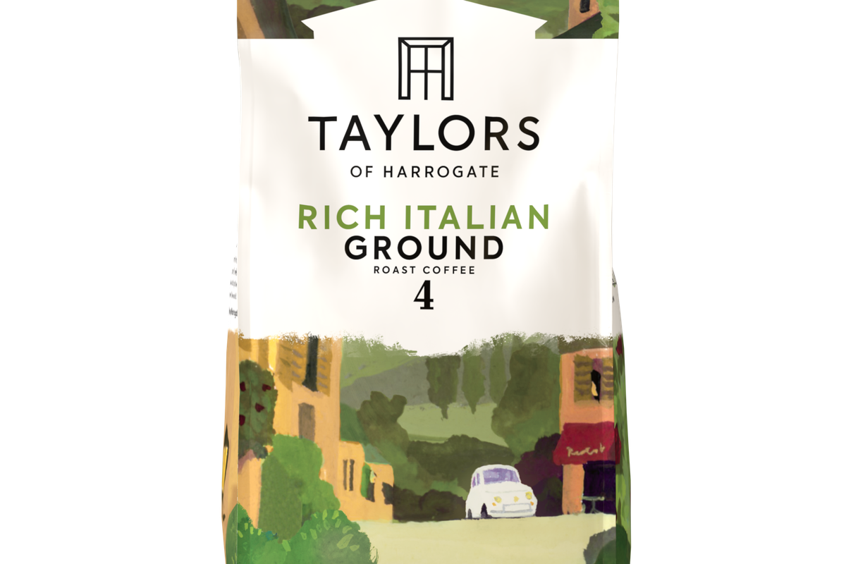 Refresh for Taylors Of Harrogate coffee packaging