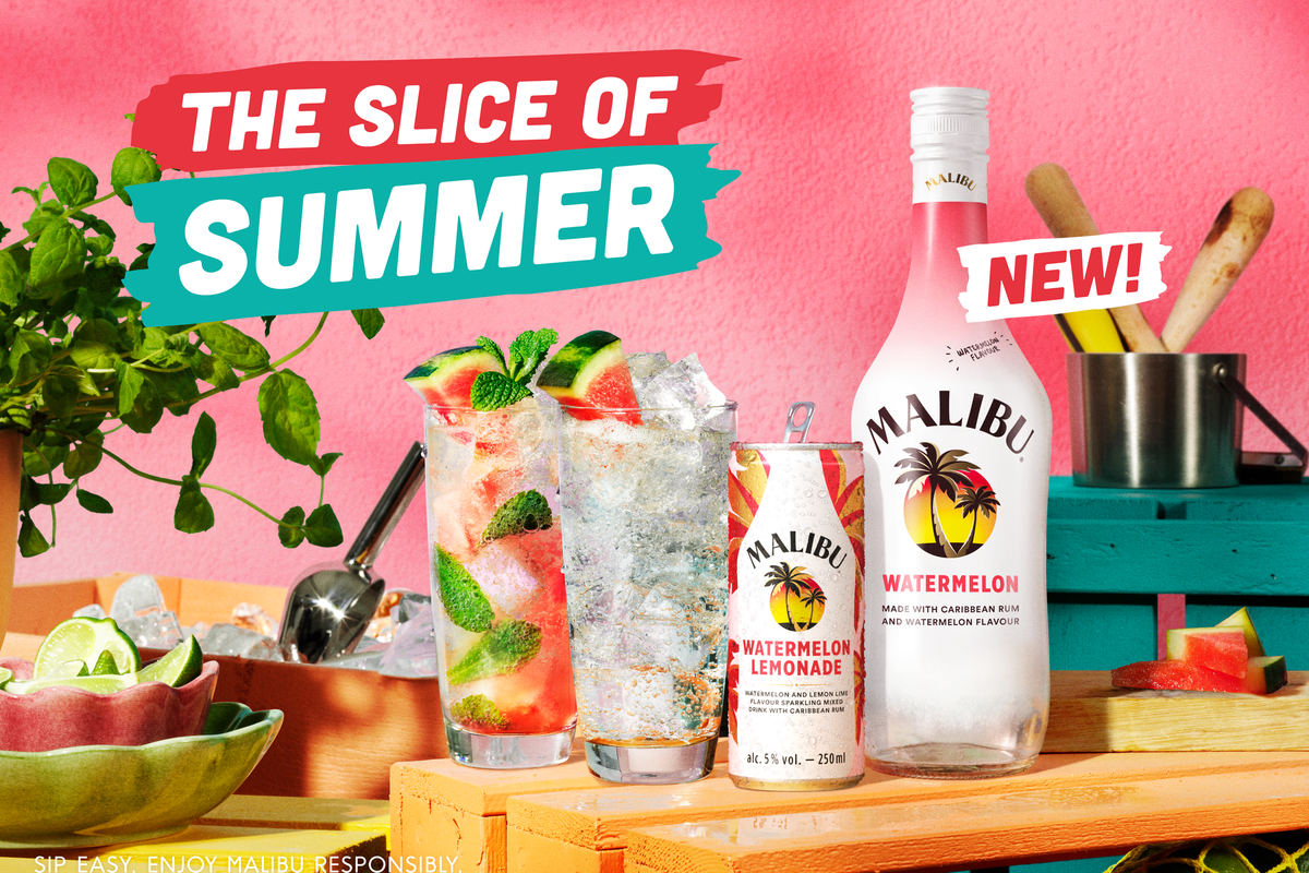 Malibu announces new Watermelon bottle and Watermelon Lemonade  RTD