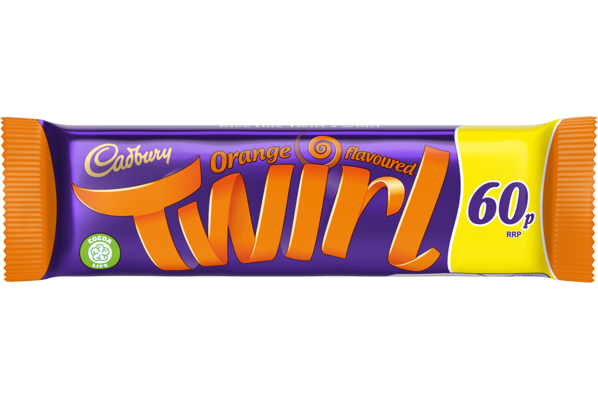 Cadbury Twirl Orange now available in PMP