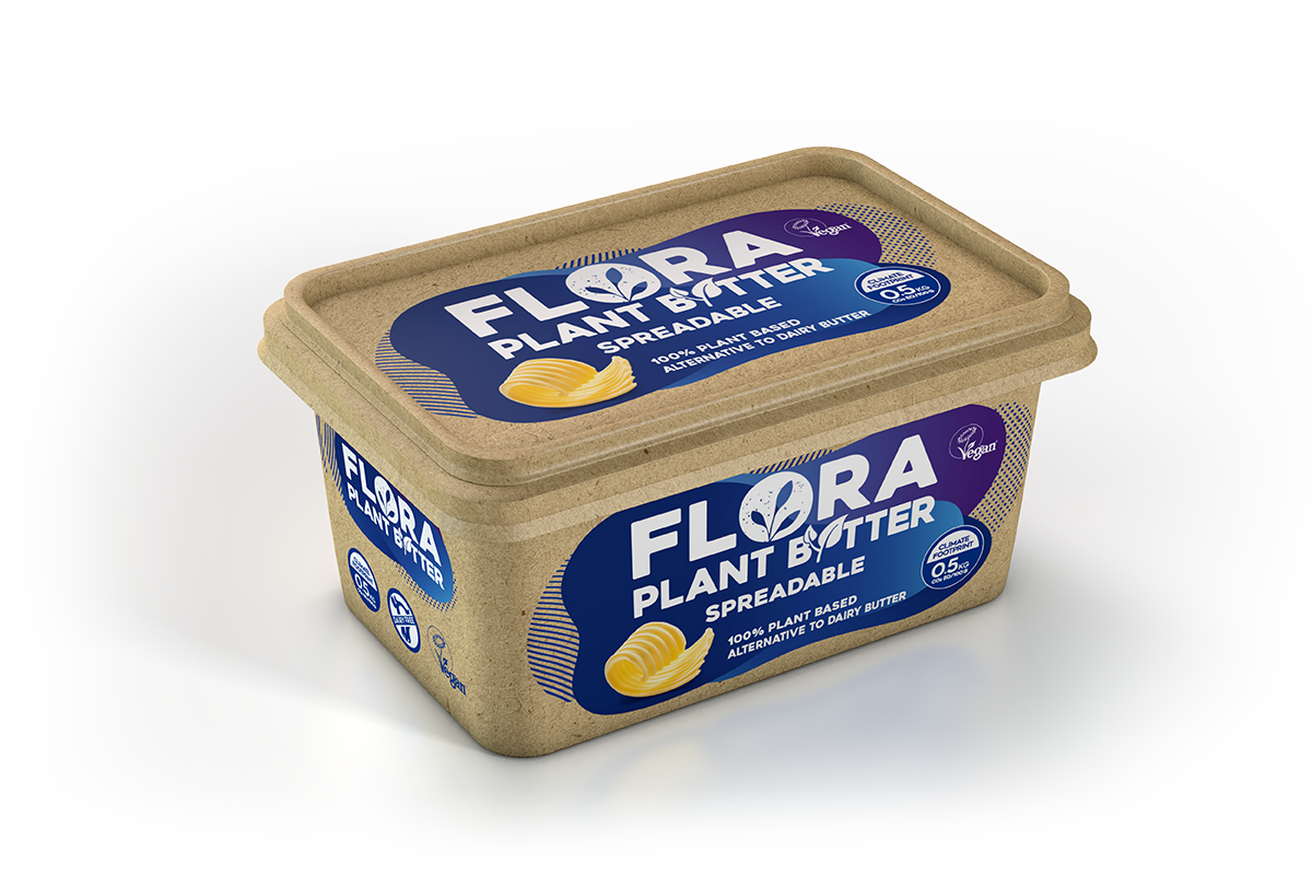 Flora's new plant-based butter alternative: Flora Plant B+tter Spreadable