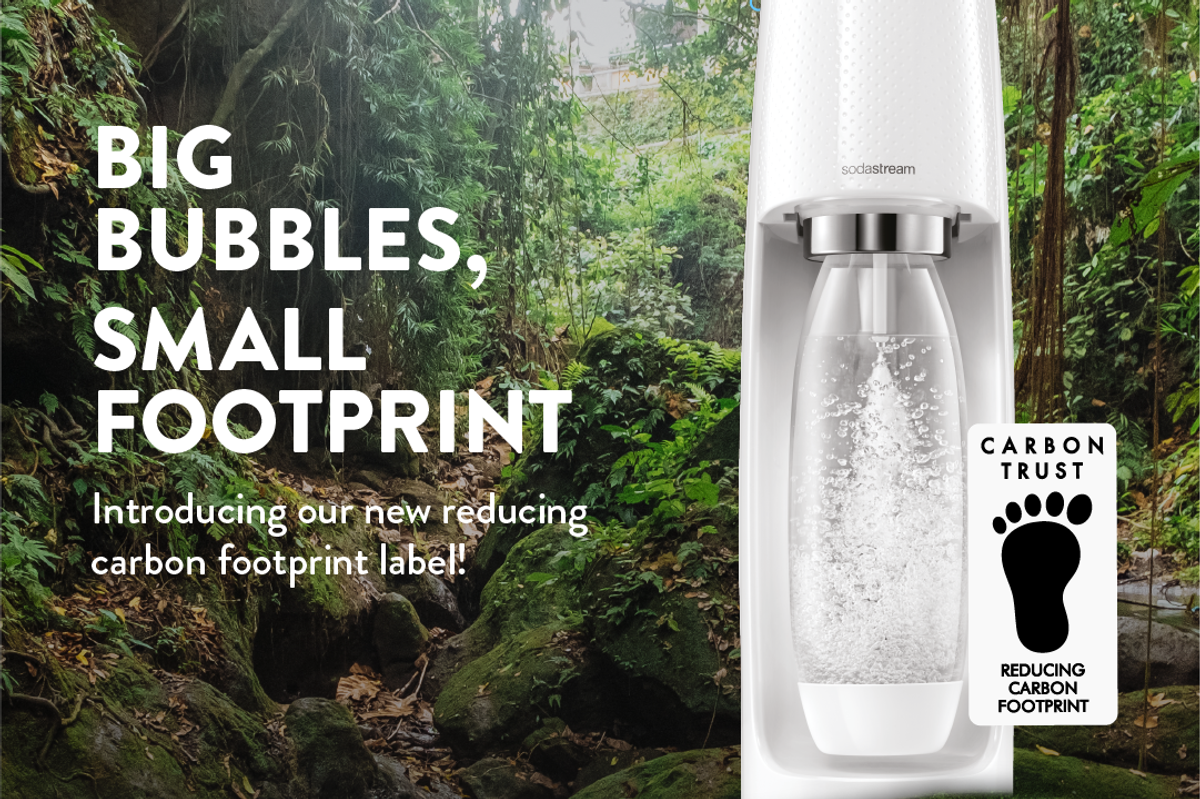 SodaStream certified to display carbon footprint transparency label on machines