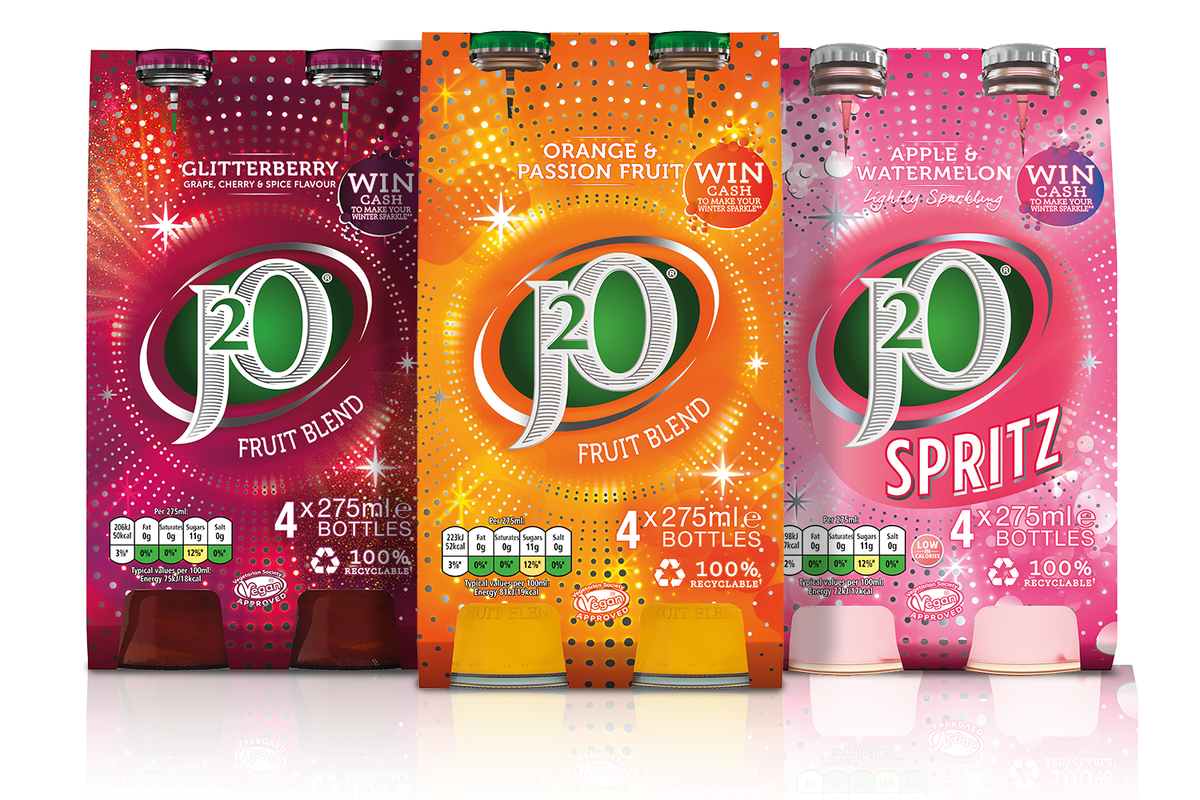 J2O promotion adds Christmas sparkle to soft drinks