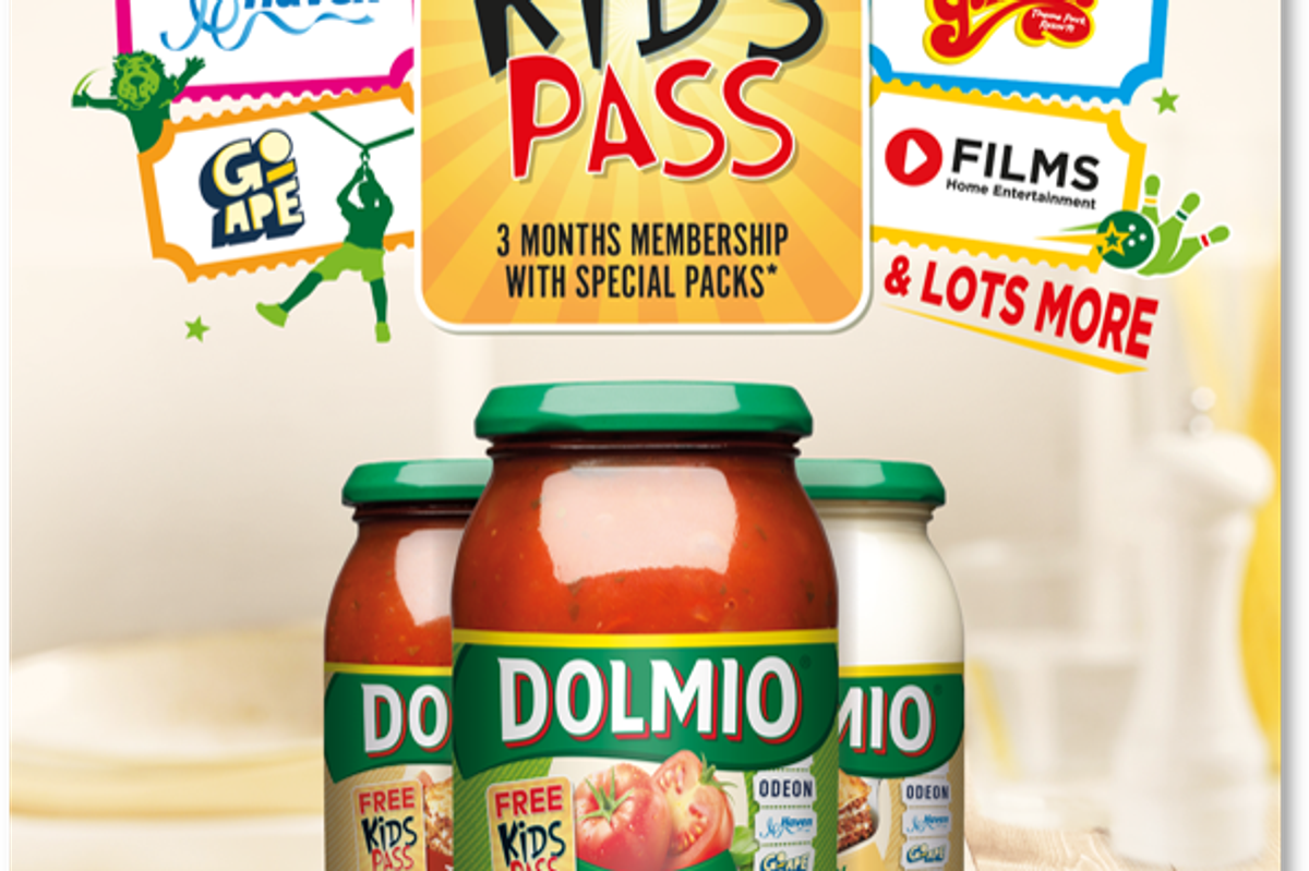 Dolmio launches on-pack promotion with Kids Pass