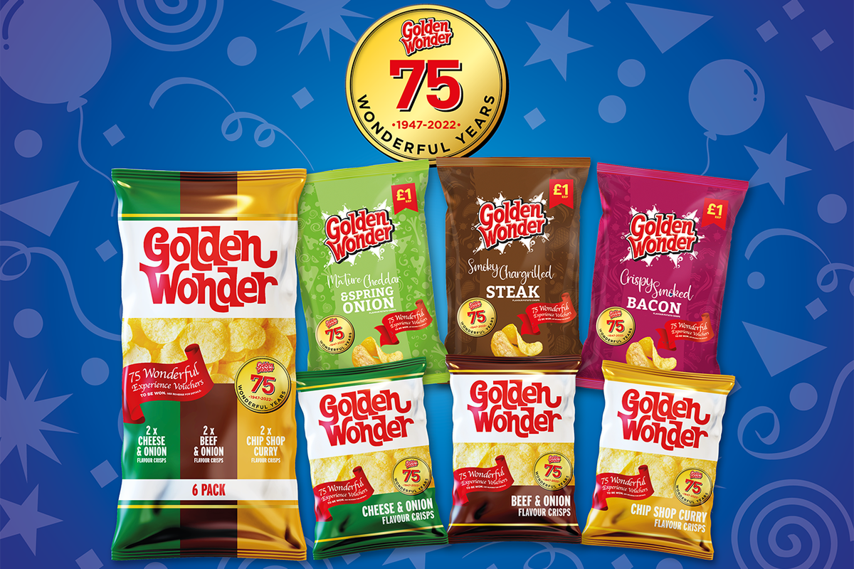 Golden Wonder celebrates a crisp 75 years