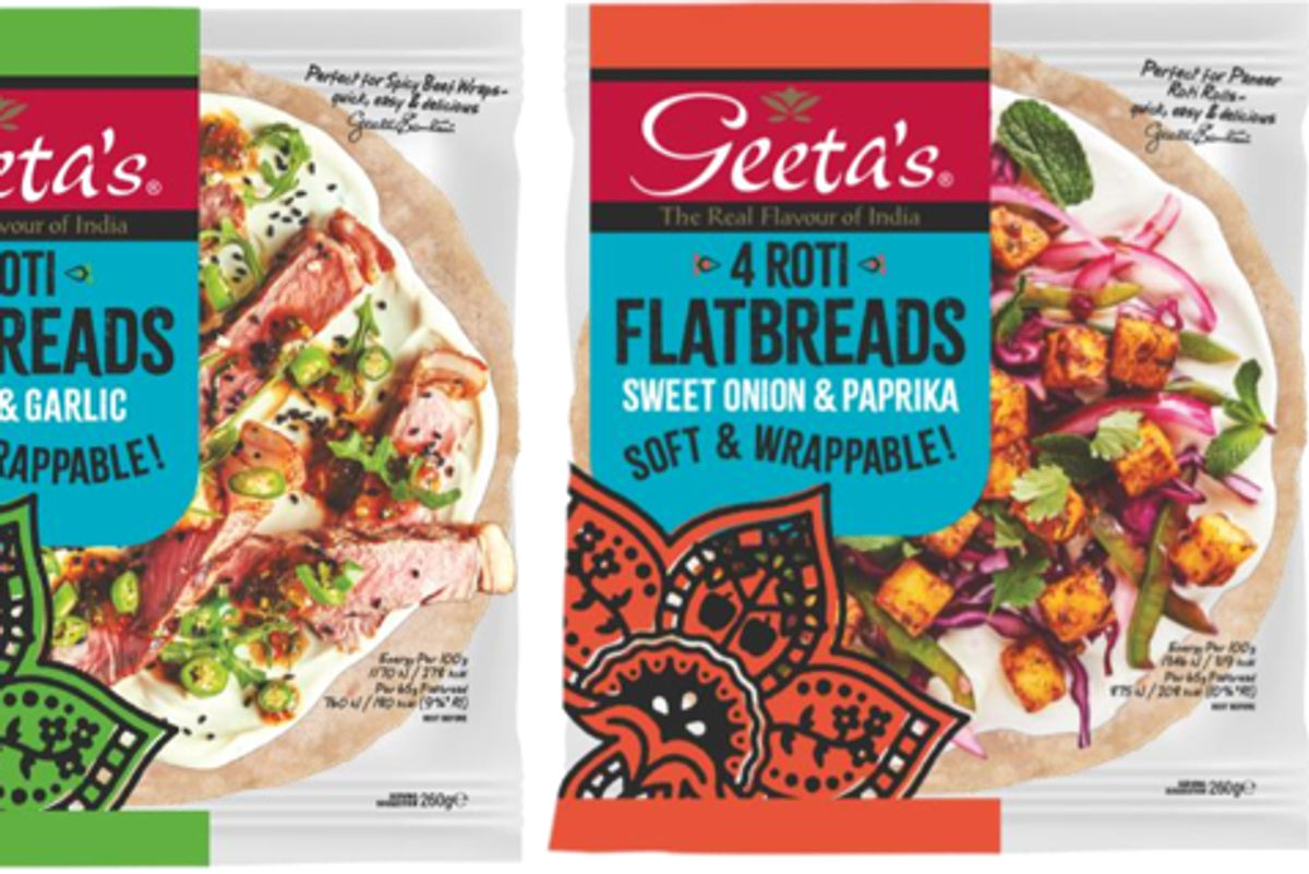 Geeta’s widens range with 4 new roti flatbreads