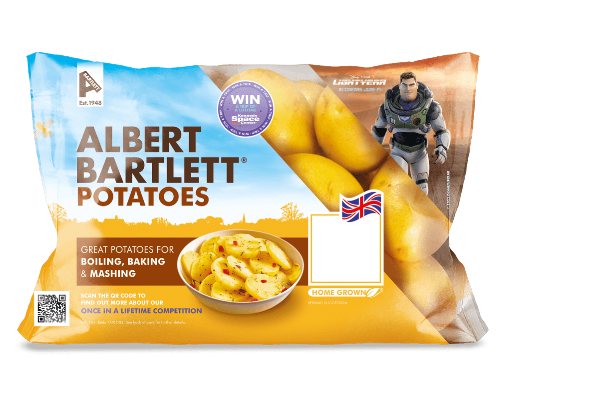 Albert Bartlett celebrates 'Lightyear' coming to cinemas with an exciting on-pack promotion