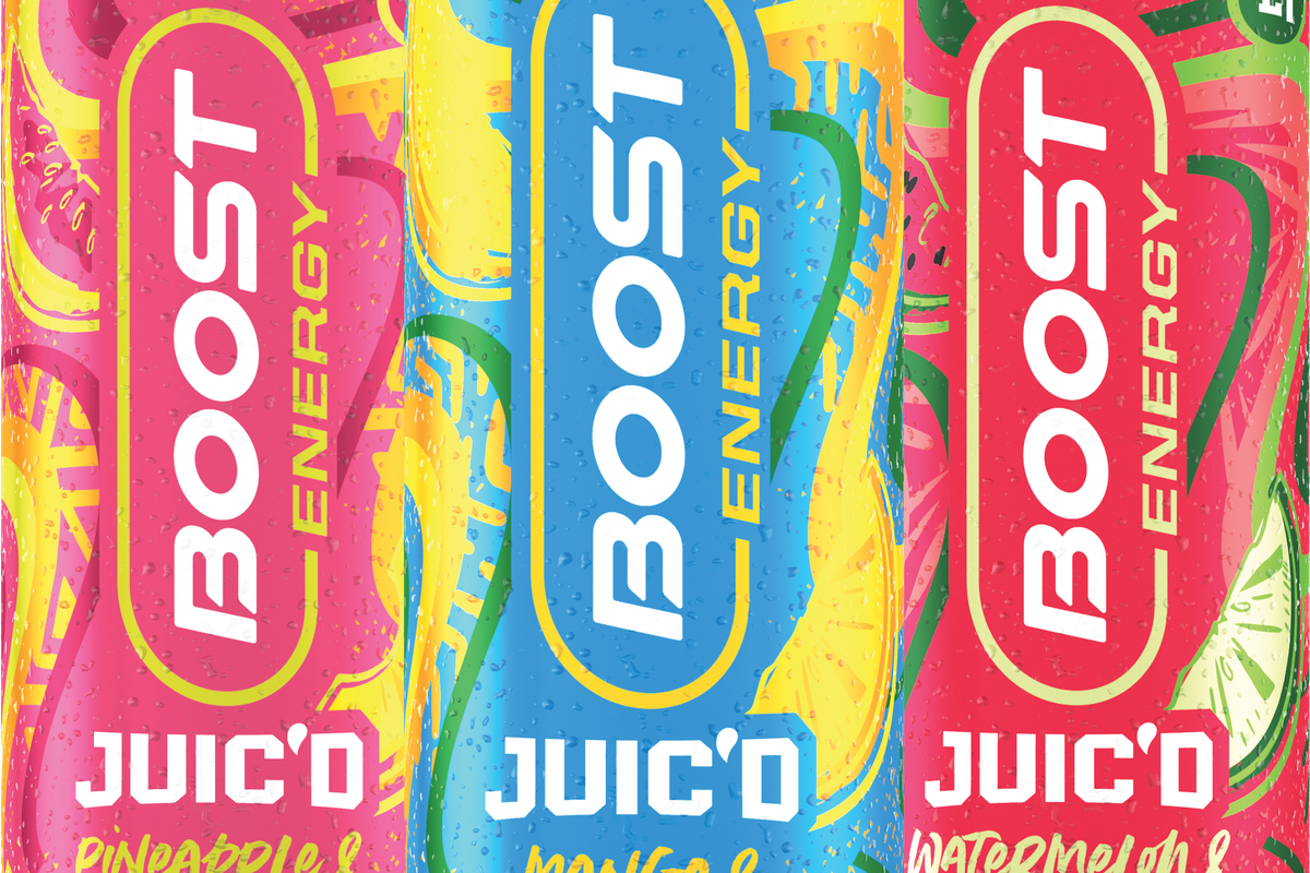 Boost Drinks enters the 500ml can category with new Juic’d range