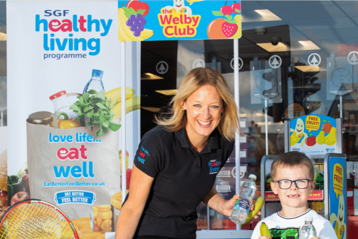 SPAR Scotland promotes Healthy Living Programme with CWG road show