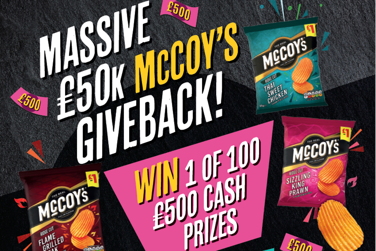 KP Snacks launches massive £50k McCoy’s giveback for retailers