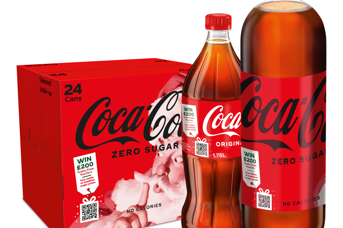 Coca-Cola brings cheer to festive feasts with Christmas on-pack promotion