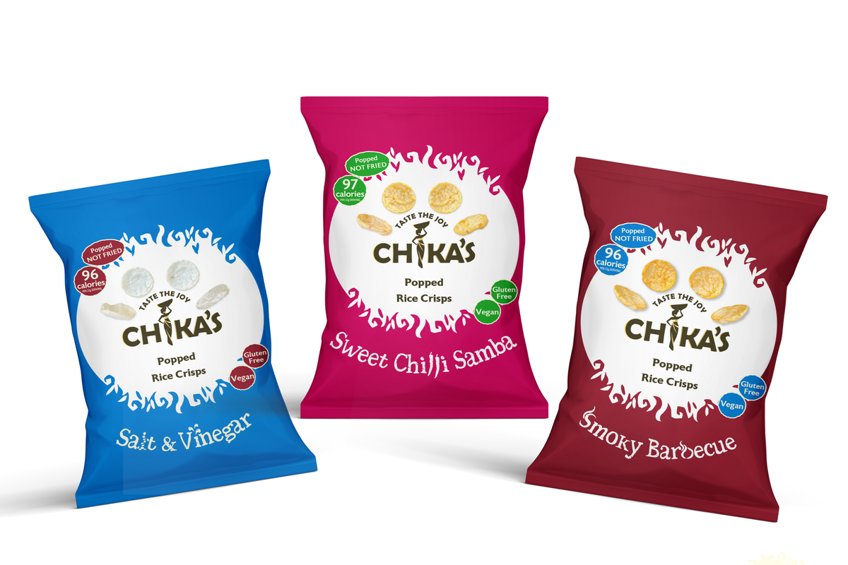 Chika’s launches new non-HFSS rice crisps