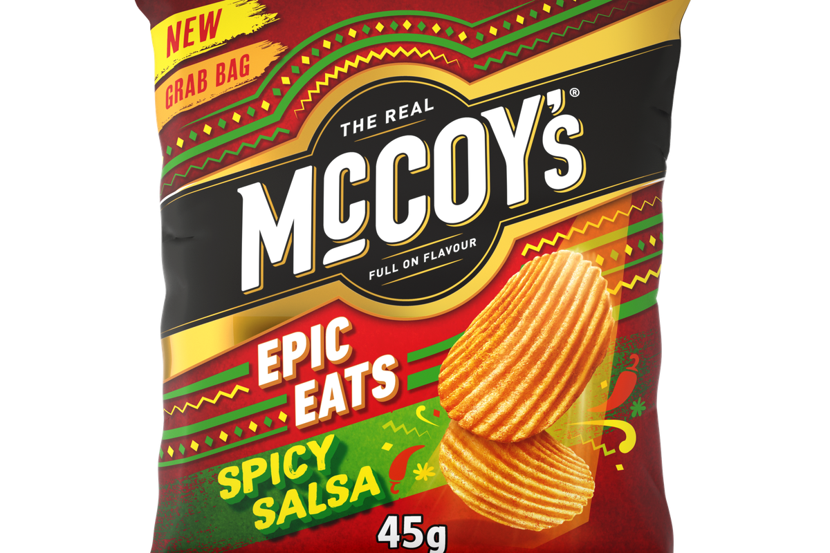 New McCoy's launch: Epic Eats available in Nacho Cheese and Spicy Salsa