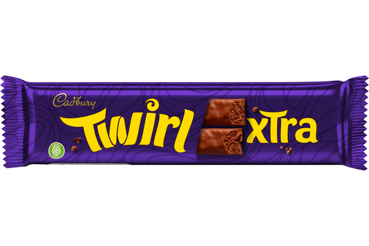 Twirl Xtra joins Cadbury Duos range