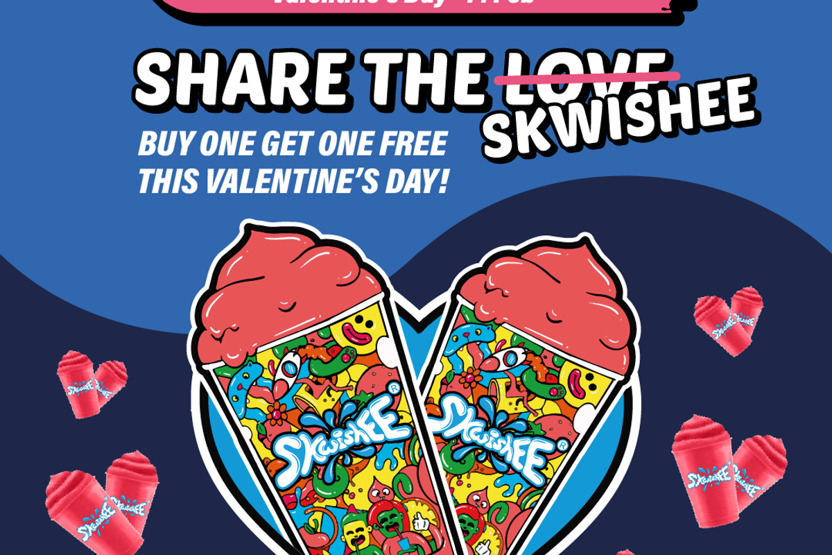 Skwishee announces twofer Valentine's Day special